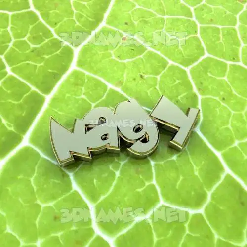 nagy in Gold Leaf style - 3D name wallpaper