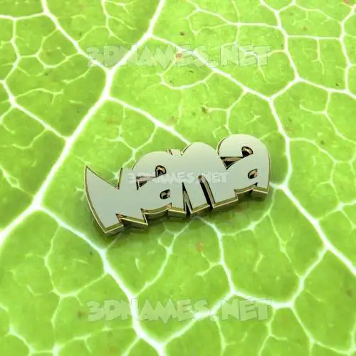 nana in Gold Leaf style - 3D name wallpaper