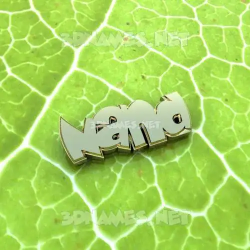 nand in Gold Leaf style - 3D name wallpaper