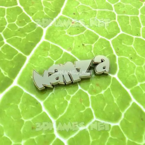 nanza in Gold Leaf style - 3D name wallpaper