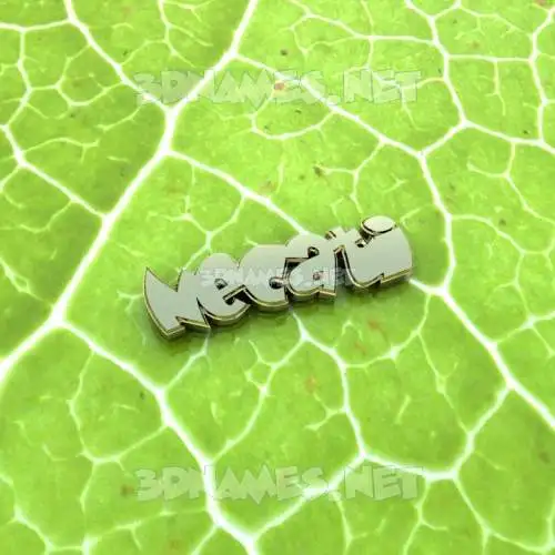 necati in Gold Leaf style - 3D name wallpaper