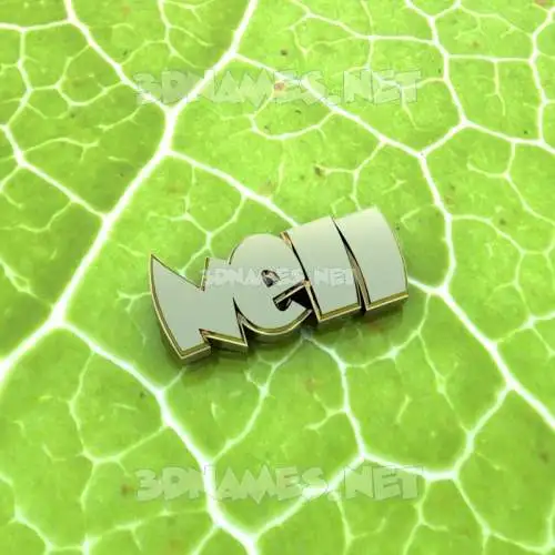 nell in Gold Leaf style - 3D name wallpaper