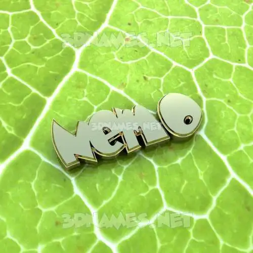 nemo in Gold Leaf style - 3D name wallpaper nemo in Gold Leaf style - 3D name wallpaper