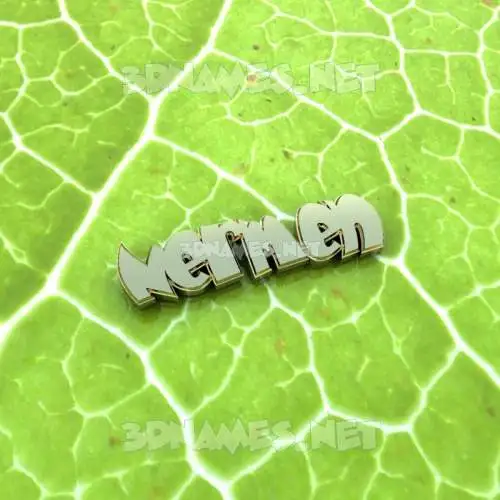 nermen in Gold Leaf style - 3D name wallpaper nermen in Gold Leaf style - 3D name wallpaper