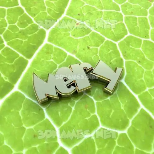 nery in Gold Leaf style - 3D name wallpaper