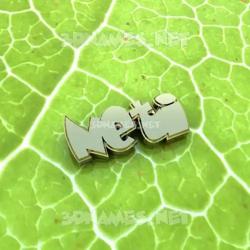 neti in Gold Leaf style - 3D name wallpaper neti in Gold Leaf style - 3D name wallpaper