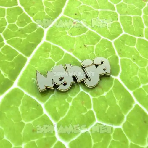 nghja in Gold Leaf style - 3D name wallpaper