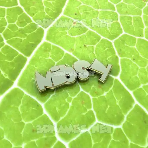nibsy in Gold Leaf style - 3D name wallpaper