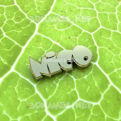 nico in Gold Leaf style - 3D name wallpaper nico in Gold Leaf style - 3D name wallpaper