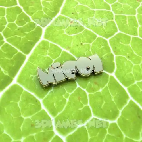 nicol in Gold Leaf style - 3D name wallpaper