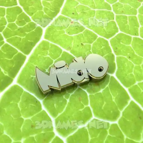 nido in Gold Leaf style - 3D name wallpaper