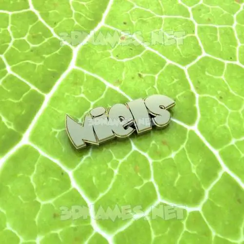 niels in Gold Leaf style - 3D name wallpaper