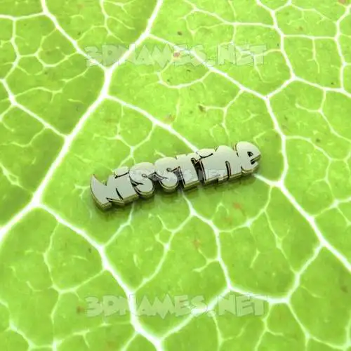 nissrine in Gold Leaf style - 3D name wallpaper