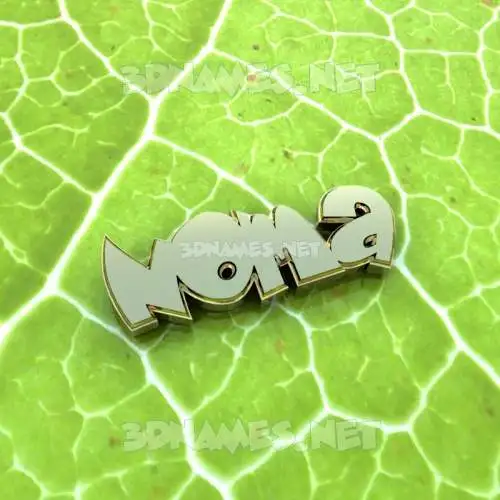 noma in Gold Leaf style - 3D name wallpaper noma in Gold Leaf style - 3D name wallpaper