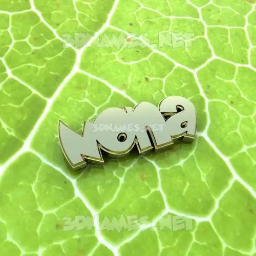 nona in Gold Leaf style - 3D name wallpaper nona in Gold Leaf style - 3D name wallpaper