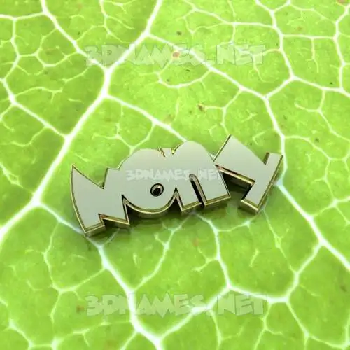 nony in Gold Leaf style - 3D name wallpaper