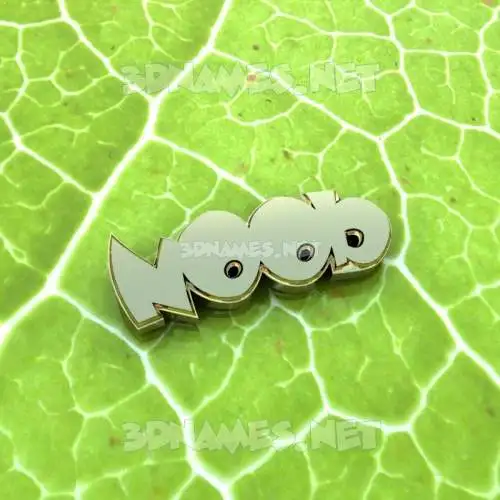 noob in Gold Leaf style - 3D name wallpaper noob in Gold Leaf style - 3D name wallpaper