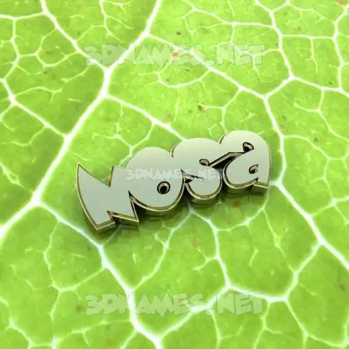 nosa in Gold Leaf style - 3D name wallpaper