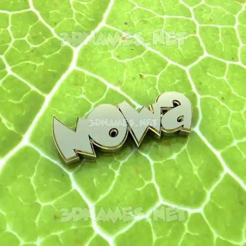 nowa in Gold Leaf style - 3D name wallpaper nowa in Gold Leaf style - 3D name wallpaper