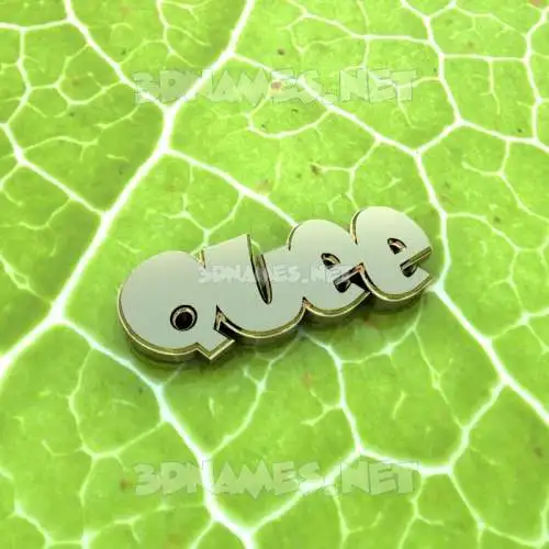 quee in Gold Leaf style - 3D name wallpaper quee in Gold Leaf style - 3D name wallpaper