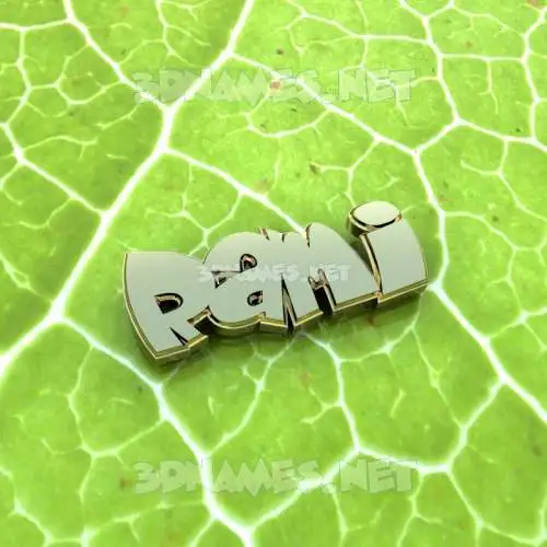 rami in Gold Leaf style - 3D name wallpaper rami in Gold Leaf style - 3D name wallpaper