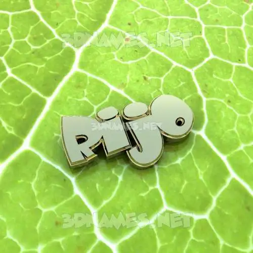 rijo in Gold Leaf style - 3D name wallpaper rijo in Gold Leaf style - 3D name wallpaper