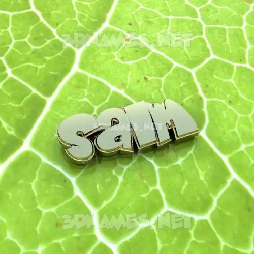 salm in Gold Leaf style - 3D name wallpaper salm in Gold Leaf style - 3D name wallpaper