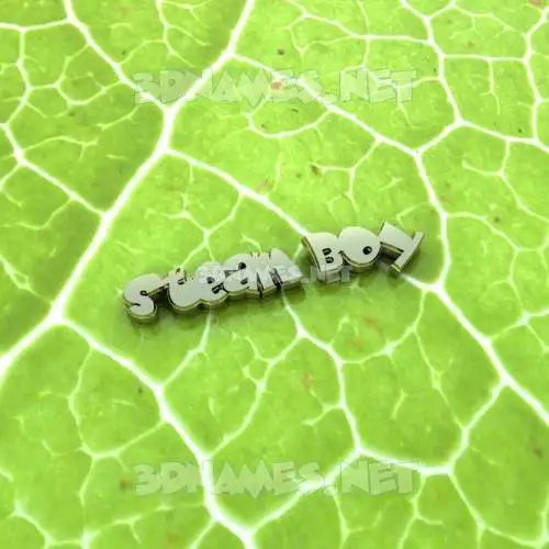 steam boy in Gold Leaf style - 3D name wallpaper