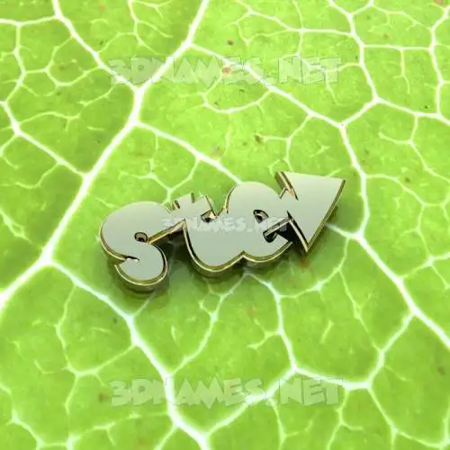 stev in Gold Leaf style - 3D name wallpaper