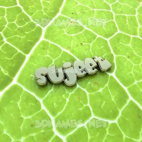 sujeet in Gold Leaf style - 3D name wallpaper
