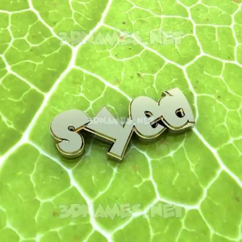 syed in Gold Leaf style - 3D name wallpaper