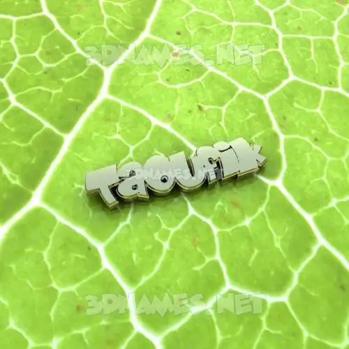 taoufik in Gold Leaf style - 3D name wallpaper taoufik in Gold Leaf style - 3D name wallpaper