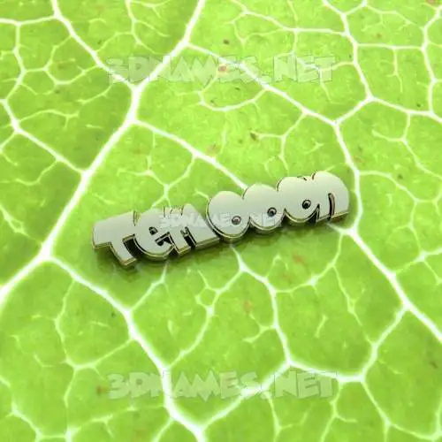 temooon in Gold Leaf style - 3D name wallpaper