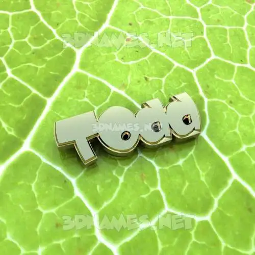todd in Gold Leaf style - 3D name wallpaper todd in Gold Leaf style - 3D name wallpaper