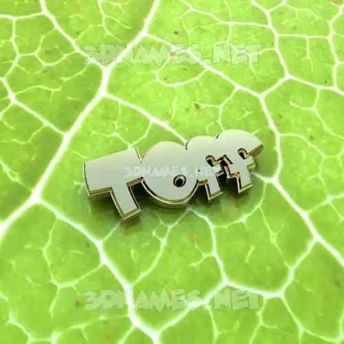 toff in Gold Leaf style - 3D name wallpaper toff in Gold Leaf style - 3D name wallpaper