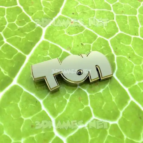 ton in Gold Leaf style - 3D name wallpaper ton in Gold Leaf style - 3D name wallpaper