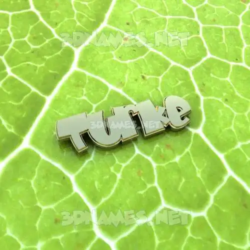 turke in Gold Leaf style - 3D name wallpaper turke in Gold Leaf style - 3D name wallpaper