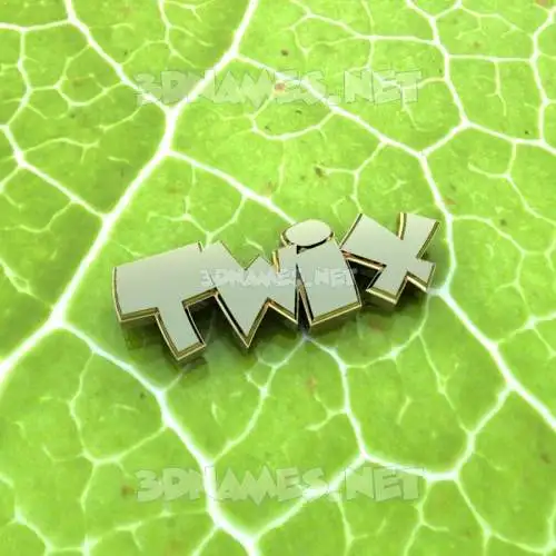 twix in Gold Leaf style - 3D name wallpaper twix in Gold Leaf style - 3D name wallpaper
