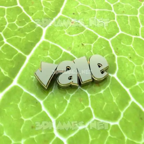 vale in Gold Leaf style - 3D name wallpaper vale in Gold Leaf style - 3D name wallpaper