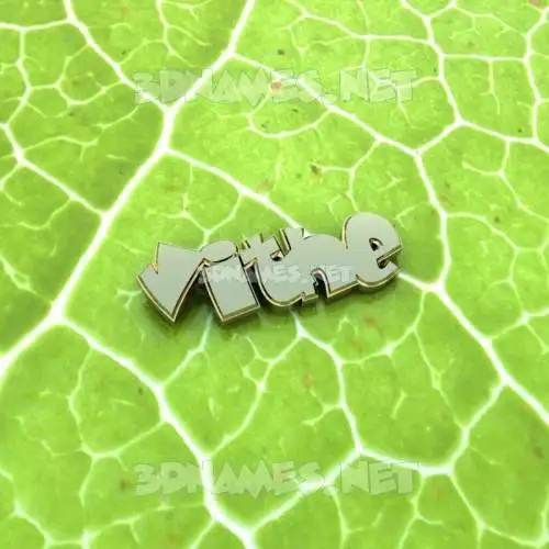 vithe in Gold Leaf style - 3D name wallpaper