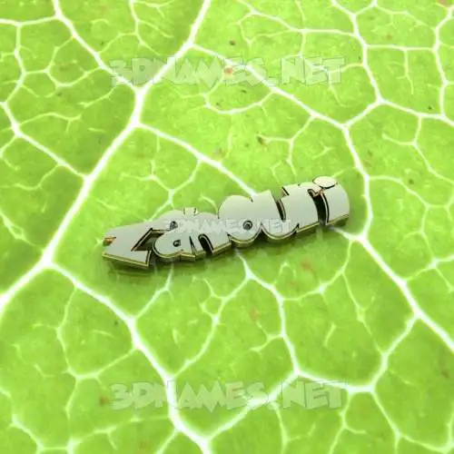 zahouri in Gold Leaf style - 3D name wallpaper