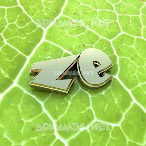 ze in Gold Leaf style - 3D name wallpaper ze in Gold Leaf style - 3D name wallpaper
