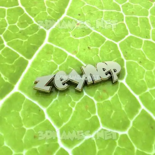 zeynep in Gold Leaf style - 3D name wallpaper