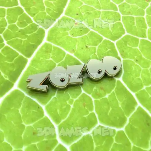 zozoo in Gold Leaf style - 3D name wallpaper zozoo in Gold Leaf style - 3D name wallpaper