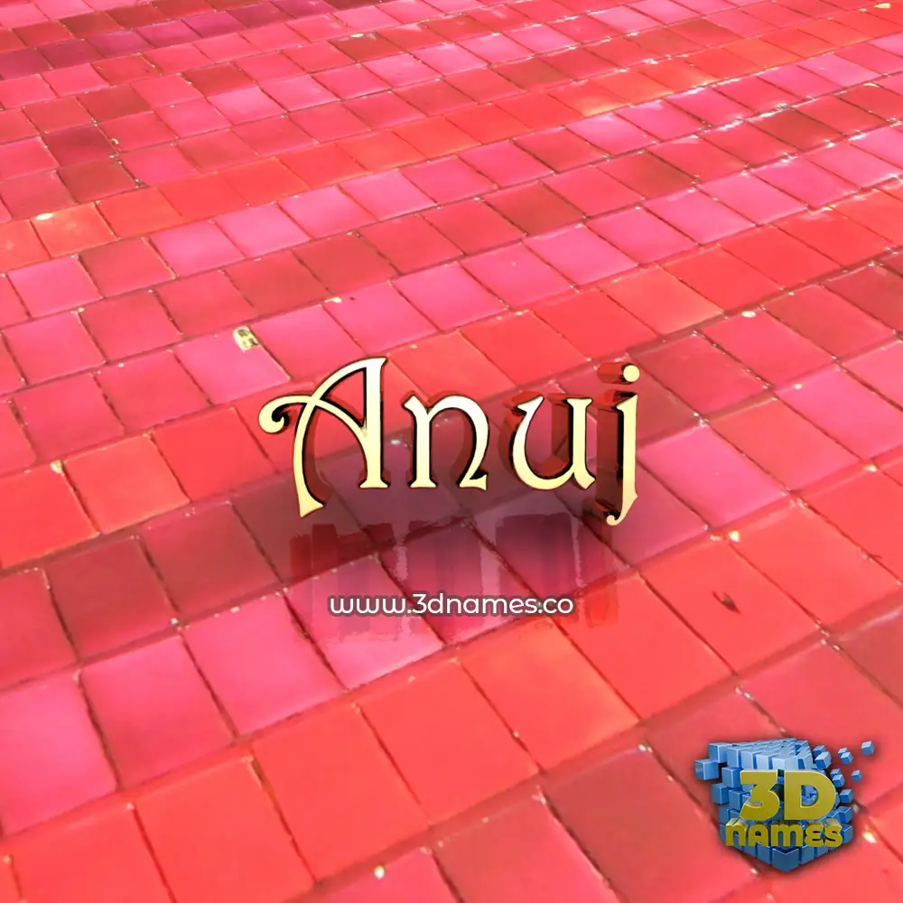 anuj in Red Tiles style - 3D name wallpaper anuj in Red Tiles style - 3D name wallpaper