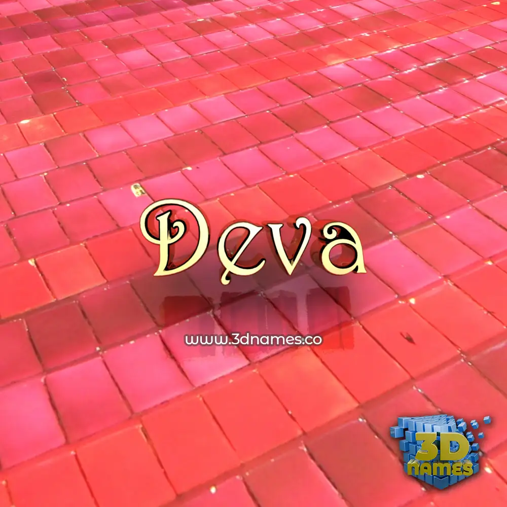 deva in Red Tiles style - 3D name wallpaper deva in Red Tiles style - 3D name wallpaper