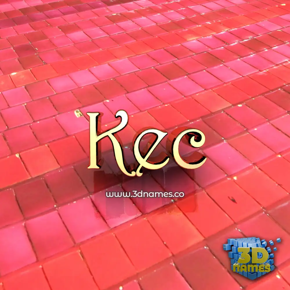 kec in Red Tiles style - 3D name wallpaper kec in Red Tiles style - 3D name wallpaper