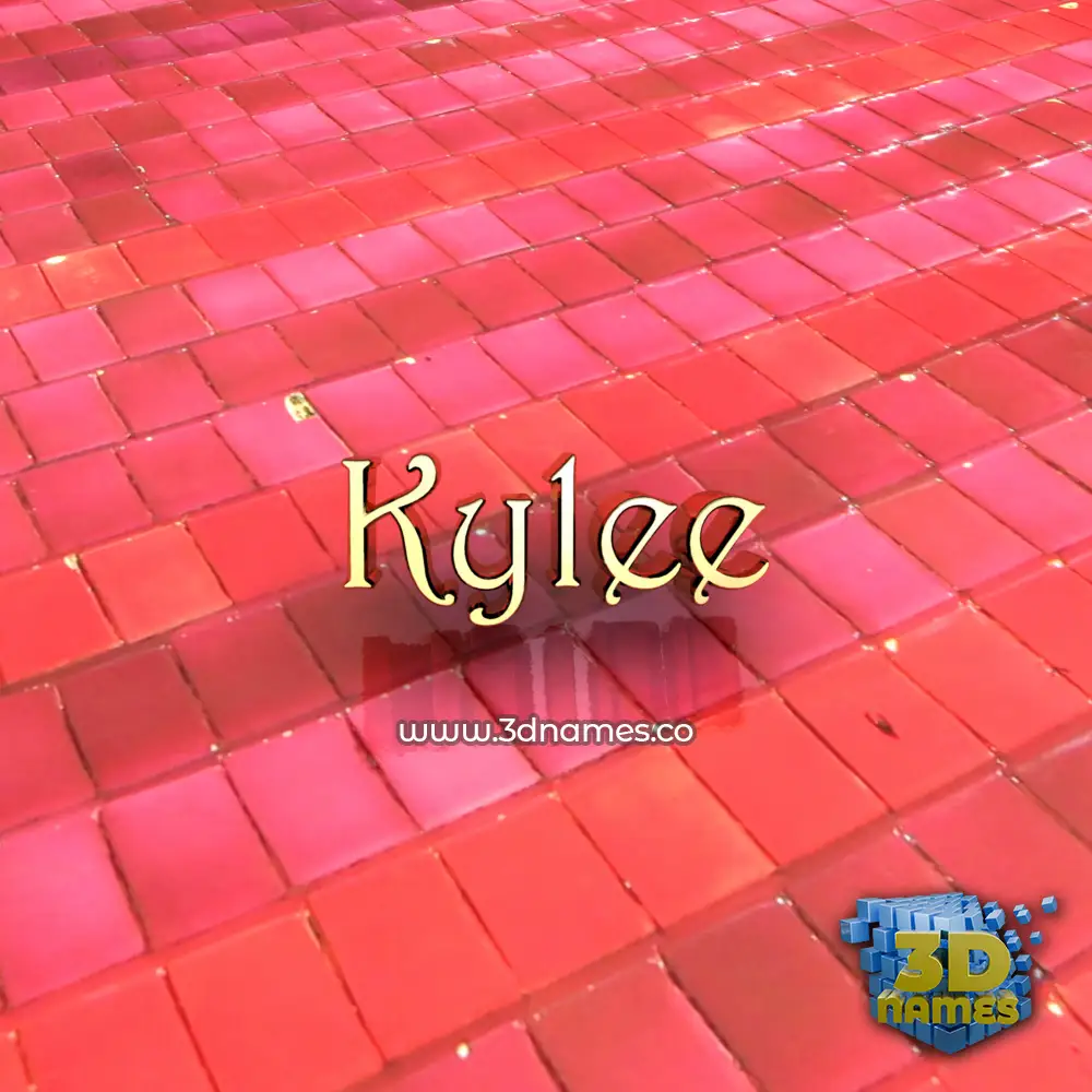 kylee in Red Tiles style - 3D name wallpaper kylee in Red Tiles style - 3D name wallpaper