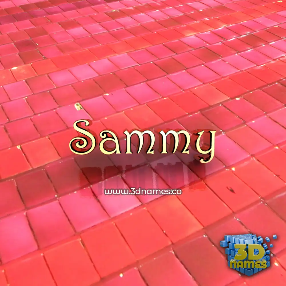 sammy in Red Tiles style - 3D name wallpaper sammy in Red Tiles style - 3D name wallpaper