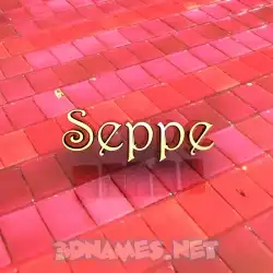 seppe in Red Tiles style - 3D name wallpaper
